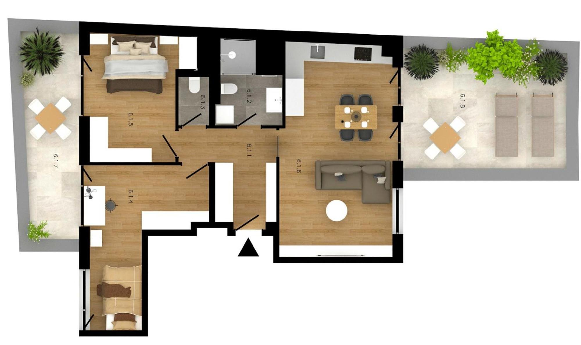 Residence Soukenicka Praha Rom bilde